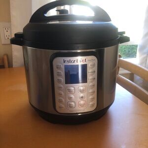 Instant Pot Duo Plus Stainless Steel Multi-Cooker - Black and Silver